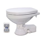 Jabsco Quiet Flush Comfort El-toilet m. Soft Close Solenoid, 12v