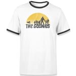 The Goonies Retro Logo Unisex T-Shirt - White / Black Ringer - XXL - White