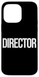 Coque pour iPhone 14 Pro Max Directeur créatif Filmmaker Film Crew pour hommes, femmes et enfants