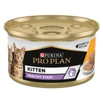 36 + 12 på köpet! 48 x 85 g Purina Pro Plan - Kitten Healthy Start med kyckling