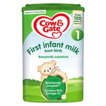 Cow & Gate 1 First Baby Milk Formula Powder from Birth 800g Pack Of 2