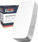 HOMEPILOT - Capteur connecté de soleil et vent | Station météo pour la commande ciblée de protection solaire et vent. Alimentation solaire avec batterie intégrée. Contrôle des stores et des volets