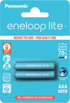 Eneloop-paristot Panasonic BK-4LCCE / 2BE (2 kpl.)