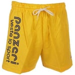 Short Panzeri  Uni a jaune jersey short