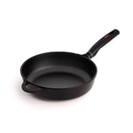 VALIRA - Sauteuse Premium de 28 cm Fabriqué en Espagne, en Fonte D'aluminium avec Anti-Adhérent Écologique Renforcé, Non apte pour l'induction, Noir, Ø28 cm