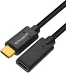 Rallonge Adaptateur Usb C,Rallonge Usb C Audio, Cable Usb C 3.1 Male Femelle Le Chargement Et La Synchronisation De Données Usb (2Ft/0.6M)[YIN140834]