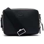 Sac bandoulière Lacoste  MINI SACOCHE CHANTACO  NOIRE EN CUIR