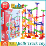 Marble Run Race Game Construction Building Blocks Toy STEM Educational Learning