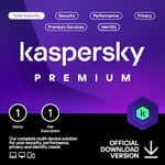 Kaspersky Premium Total Security 2024 | 1 Device | 1 Year | Anti-Phishing and Firewall | Unlimited VPN | Password Manager | Parental Controls | 24/7 Support | PC/Mac/Mobile | UK Online Code