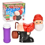 Christmas Bubble Machine, Santa Bubble Guns Elektrisk Bubble Machine Bubble Toy Hot