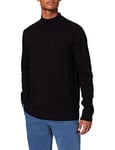 Jack & Jones Men's JJEBASIC Knit Mock Neck NOOS Pullover Sweater, Black, XL