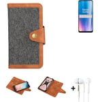 Protective cover + earphones for OnePlus Nord CE 2 5G case, dark grey