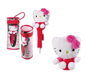 Stylet Hello Kitty Peluche Puppet Nintendo DS 2DS 3DS Avec Trousse