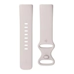 Fitbit Infinity Band Large - Lunar White - komfortabelt armbånd til en aktiv livsstil