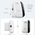 Wifi Extender Signal Booster up to 2640Sq.Ft , Wireless Internet Repeater, Wifi