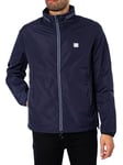 Armani Exchange Men's Lightweight Zip-up Hooded Windbreaker Jacket, Blazer Navy, S