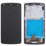 Ecran Dalle Lcd + Cadre Vitre Tactile Assemblés Noir LG Google Nexus 5 D820 D821