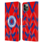 OFFICIAL RANGERS FC 2023/24 KIT LEATHER BOOK WALLET CASE FOR APPLE iPHONE PHONES