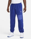 Nike Air Therma-FIT Winterized Trousers Sz M Deep Royal Blue/White DQ4223-455