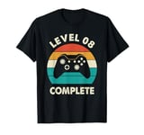 Level 8 Complete 8th Funny Wedding Anniversary For Couples T-Shirt