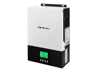 Qoltec - Strømomformer/Lader - Hybrid, Off-Grid, 2Kva, 1.5Kw, 80A, Mppt, Sinus - Ac 230 V - Enkeltfase - Rs-232 - Hvit, Svart