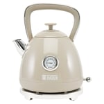 Haden - Kettle 1.7L Bristol - Removable Filter & Easy to Fill - 3000W, Putty