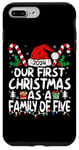 iPhone 7 Plus/8 Plus Our First Christmas As A Family Of Five 2024 For New Mom Dad Case