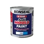 Ronseal 36624 6 Year Anti Mould Paint White Matt 2.5 litre