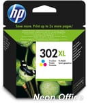 Original HP 302XL Colour Ink Cartridge For OfficeJet 3833 Inkjet Printer
