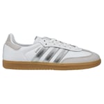 adidas Originals Samba OG - Hvit/Sølv/Grå Dame, størrelse 38⅔