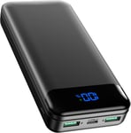 Enerwow Power Bank Fast Charging Portable Charger 27000mAh, Battery Pack Phone C