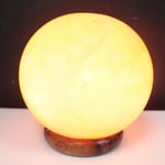 Sphere Shaped Natural Himalayan Salt Lamp - Pink Rock Crystal Light Ball Round