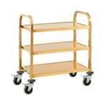 Royal Catering Serveringsvagn - 3 hyllplan Upp till 240 kg Hyllplan: 69 x 40 cm