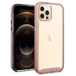 Caseology Skyfall Case Compatible with iPhone 12 Compatible with iPhone 12 Pro - Rose Gold