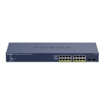 NETGEAR 16 Port Rackmountable Smart PoE+ Switch with 2 SFP Ports