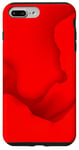 Coque pour iPhone 7 Plus/8 Plus Art esthétique abstrait rouge minimaliste