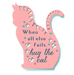 When All Else Fails Hug The Cat Fridge Magnet More Than Words Gift