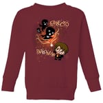 Harry Potter Kids Expecto Patronum Kids' Sweatshirt - Burgundy - 11-12 Years