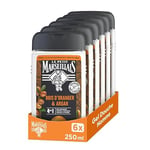 Le Petit Marseillais | Gel douche Homme Orange Sanguine & Safran (lot de 6 flacons de 250 ml)