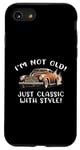 Coque pour iPhone SE (2020) / 7 / 8 Graphisme cadeau de voiture vintage I'm Not Old I'm Classic with Style