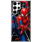 ERT GROUP Coque de téléphone Portable pour Samsung S22 Ultra Original et sous Licence Officielle Marvel Motif Spider Man 039 Parfaitement adapté à la Forme du téléphone Portable, Coque en TPU