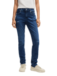 BOSS Jackie Mid Rise Jeans, Dark Blue