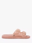 Melissa Wide Open Toe Buckle Sandals, Pink