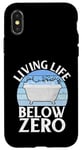 Coque pour iPhone X/XS Bain glacé Living Life below Zero