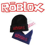 Roblox Keps Mössa Bobble Hat, Mössa för Barn Svart Black Svart