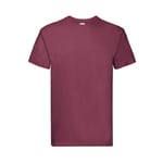 Fruit of the loom Super Premium Tee - T-shirt - Burgundy - L