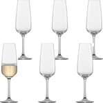 Schott Zwiesel Taste Flute de 7, Lot de 6, Verre à Champagne, Verre Prosecco, Verre, 283 ML, 115674