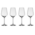 Vivo by Villeroy & Boch Group Voice Basic White Wine Glasses, Set of 4, 356 ml, Crystal Glass, Clear