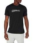 NIKE Men's Dry Db Athlete Camo T shirt, Black, L UK