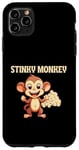 Coque pour iPhone 11 Pro Max Stinky Monkey Farts Funny Kids Men Women